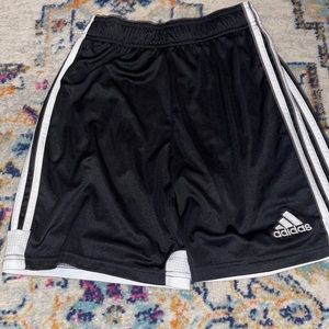 Black adidas shorts